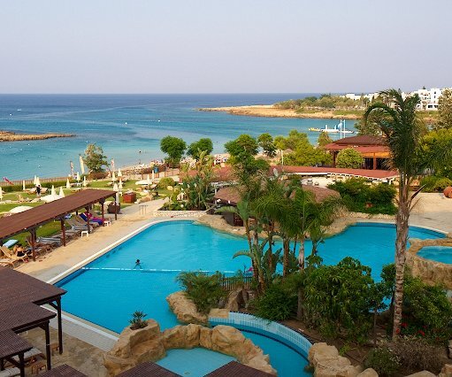 _DSC0033 View of the pool area from the room at Capo Bay.