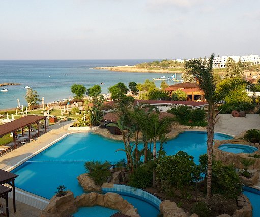 _DSC0090 View of the pool area from the room at Capo Bay.