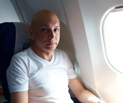 _DSC0009 Markos flying to Cyprus.