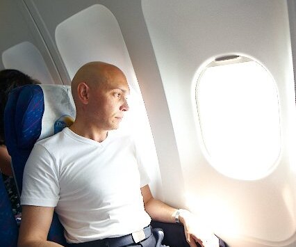 _DSC0020 Markos flying to Cyprus.
