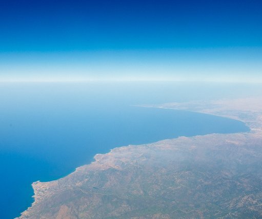 _DSC0021 The north west coast of Cyprus and the bay of Morphou.