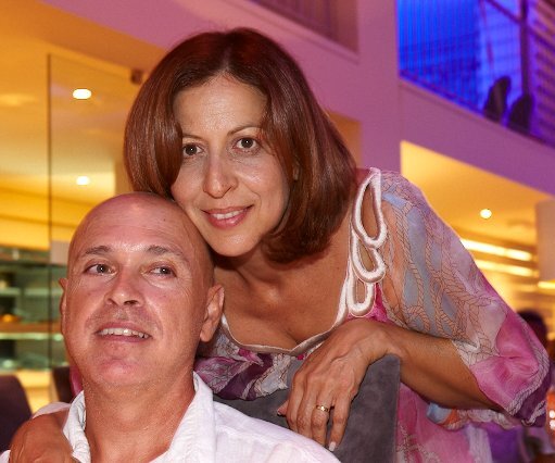 _DSC0029 Nicos and Mina at Artima restaurant.