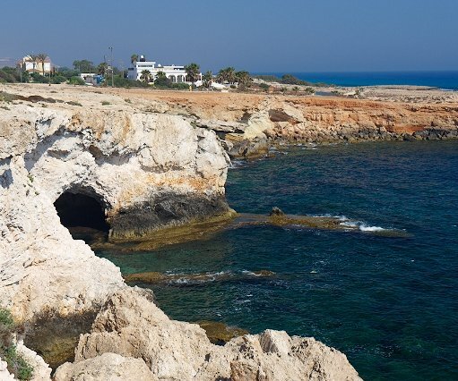 _DSC0021 View at the sea caves near Ayia Napa.