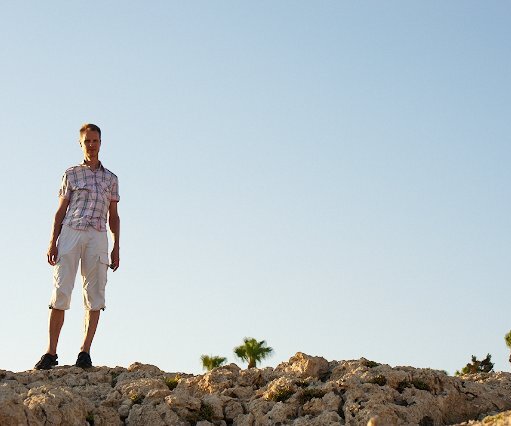 _DSC0114 Arto at the sea caves area near Ayia Napa.