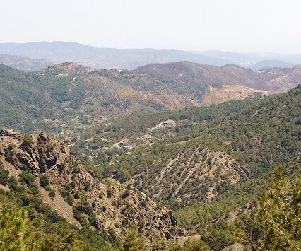 _DSC0042 View at the Troodos mountain range.
