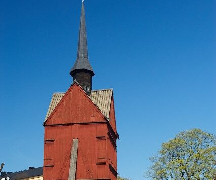 _DSC0038 The old bell tower from 1692 at Johannes church.