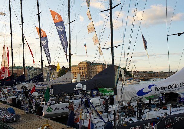 At Skeppsbron At Skeppsbron, Volvo Ocean Race.