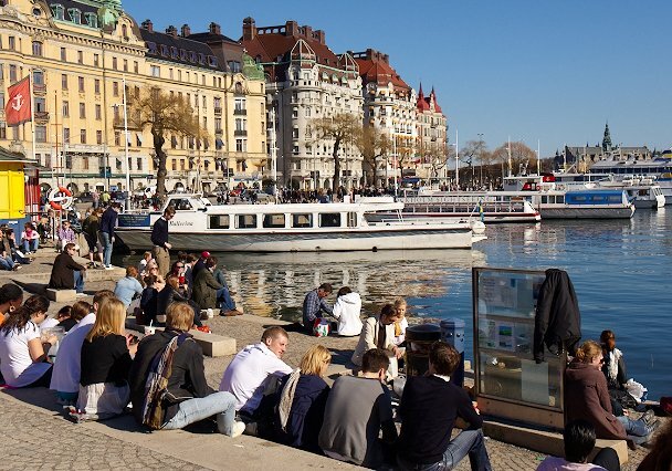 Spring in Stockholm Spring comes to Stockholm.