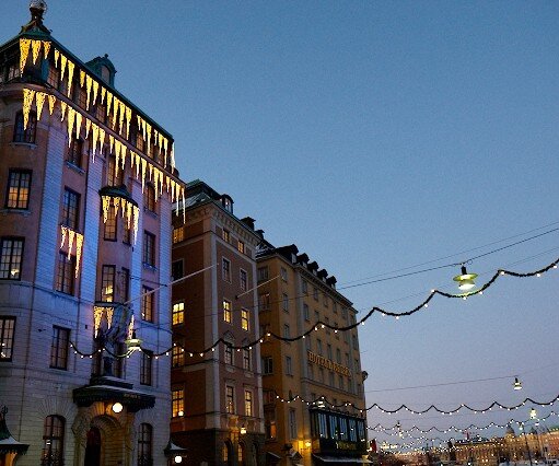 _DSC0039 Season's decorations along Skeppsbron.