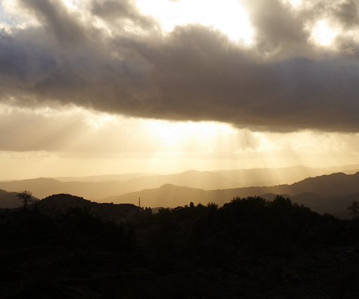 _DSC0025 Clouds over the Troodos mountains.