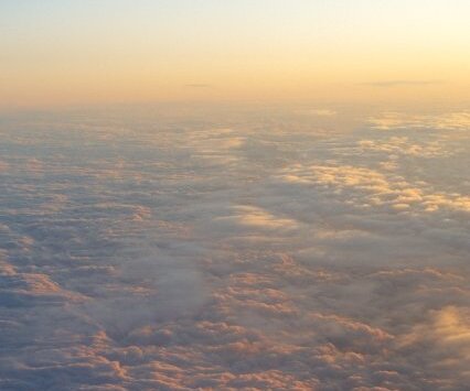 _DSC0008 Sunrise over the clouds.