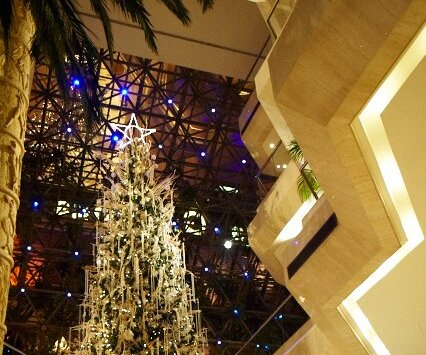_DSC0054 The Cristmas tree in the lobby at Four Seasons Hotel.
