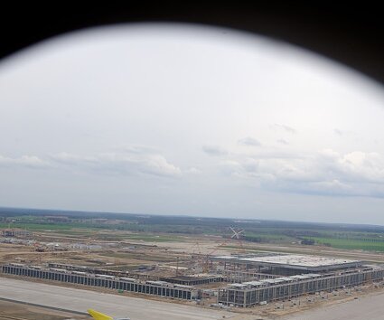 _DSC0126 View of the construction site of the new airport at takeoff.