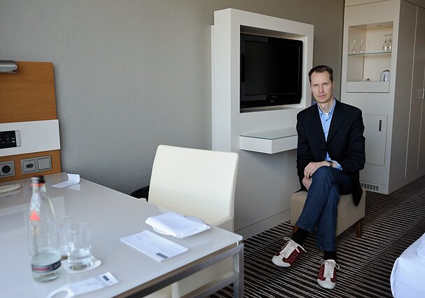At the hotel