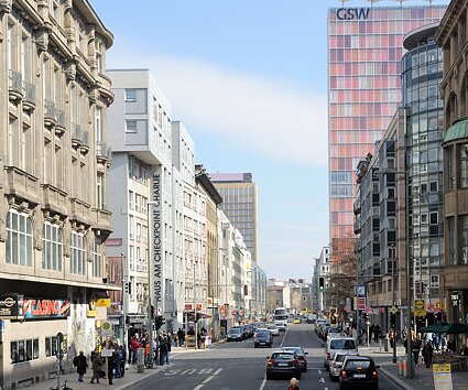 _DSC0040 On Kochstrasse, Checkpoint Charlie to the left.