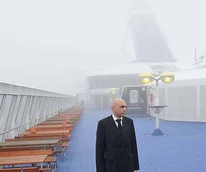 _DSC0072 Markos on board Silja Symphony in fog.