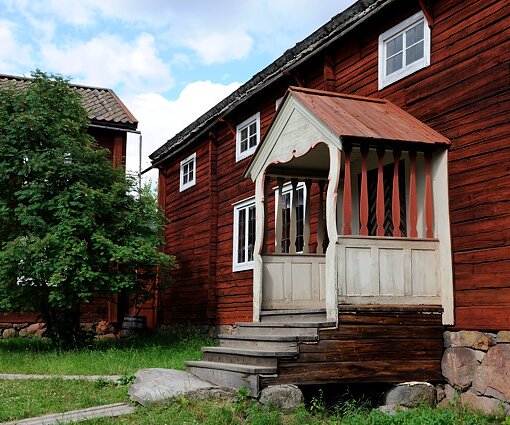 _DSC0040 Old traditional house at Skansen.