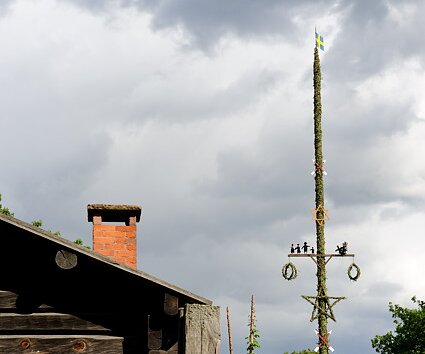 _DSC0054 A midsummer pole at Skansen.