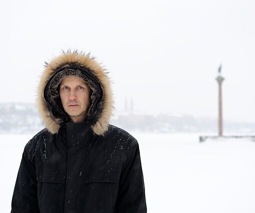 _DSC0018 Arto in the snowy weather.