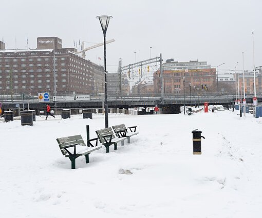 _DSC0024 Snow in central Stockholm.