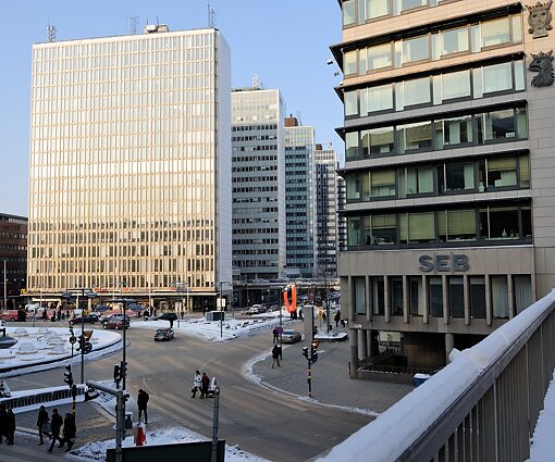 _DSC0003 View over Sergels Torg on a cold, clear winter day.