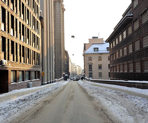 _DSC0018 Snow on the streets of Stockholm.