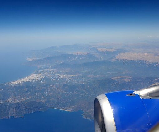 _DSC0049 Flying over Turkey towards Cyprus.