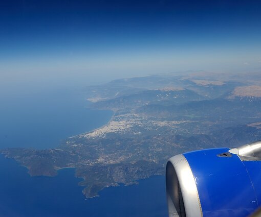 _DSC0051 Flying over Turkey towards Cyprus.