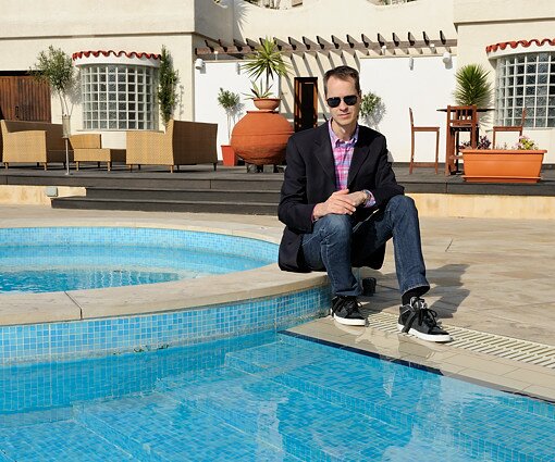 _DSC0013_1 Arto by the pool at Curium Palace Hotel.