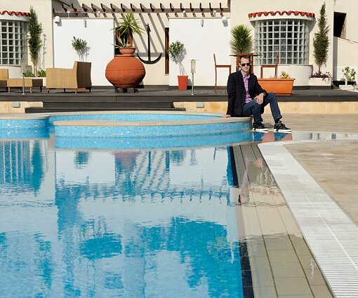 _DSC0015 Arto by the pool at Curium Palace Hotel.