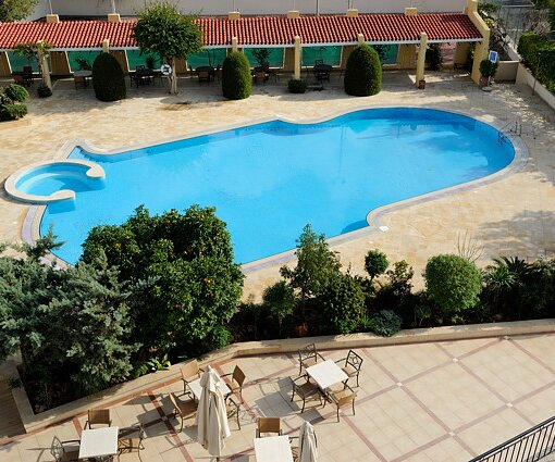 _DSC0049 View of the pool from the hotel room.