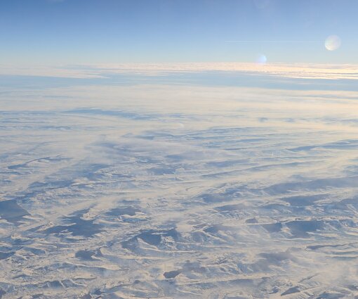_DSC0008 Flying above snowy mountains.