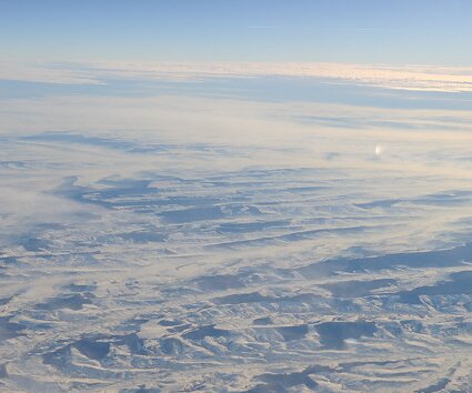 _DSC0009 Flying above snowy mountains.