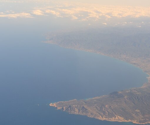 _DSC0021 Approaching the west coast of Cyprus.