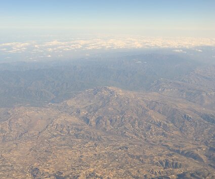 _DSC0029 Above Cyprus, the Troodos mountains in the background.