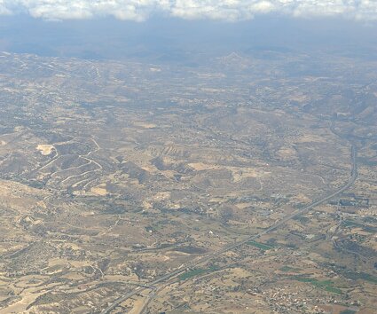 _DSC0039 View while descending over Cyprus.
