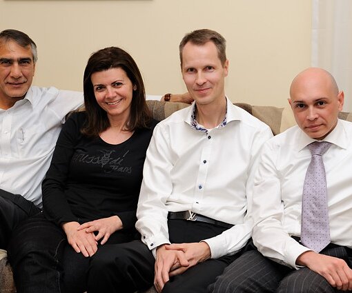 _DSC0014 Michalis, Elena, Arto and Markos.