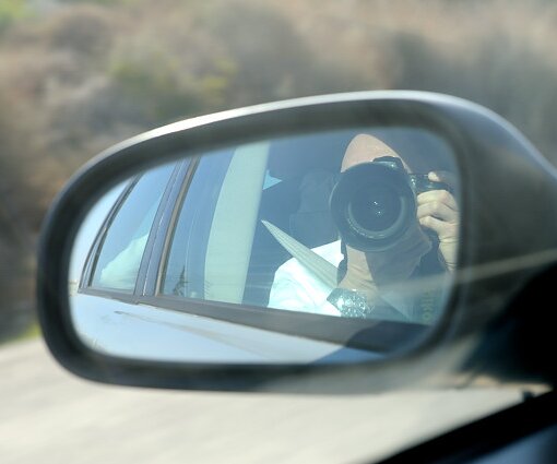 _DSC0045 Markos taking photos in the car.