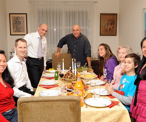 _DSC0115 Ready for dinner on Christmas Eve.