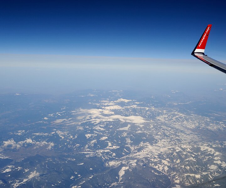 _DSC0003 Flying over snowy mountains.