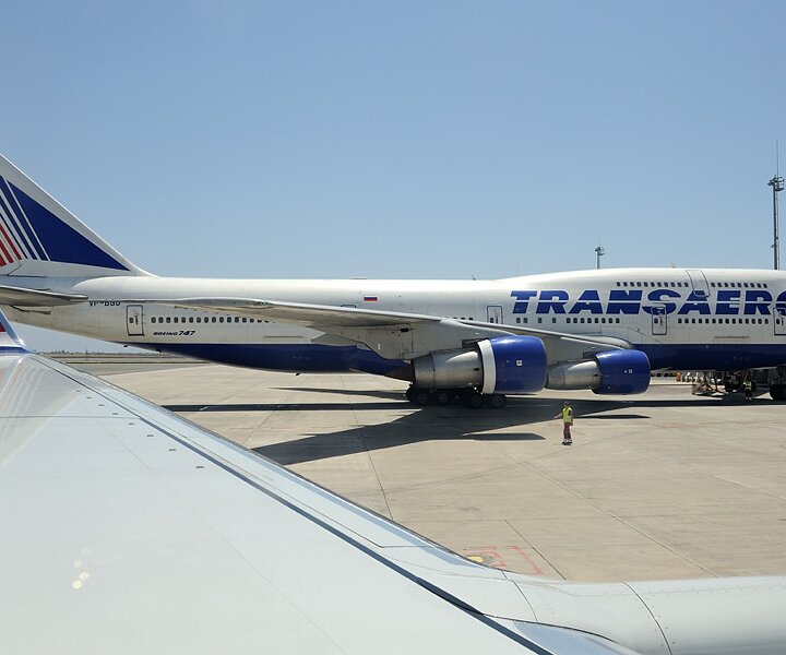 _DSC0013 View of a Boeing 747 at Larnaca airport.