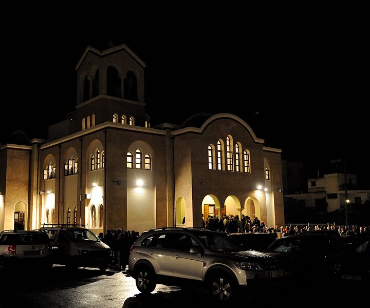 _DSC0040 At church in Limassol on Good Friday.
