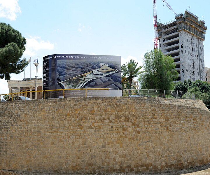 _DSC0021 Part of the Venetian Walls at Eleftheria Square in Nicosia.