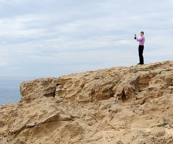 _DSC0045 Arto taking photos at Cavo Greco.