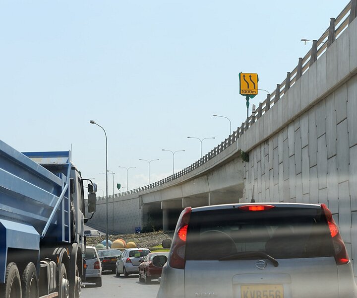 _DSC0001 Traffic out of Nicosia.