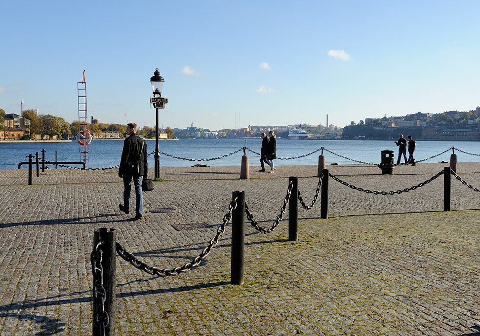 Stockholm in October Walk in the old town of Stockholm on a sunny day in October.