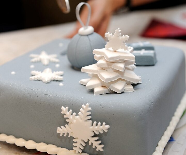 _DSC0018 Christmas cake at my brother's house.