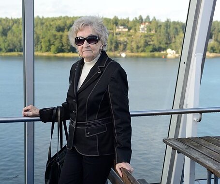 _DSC0045 Mum on board Sllja Symphony on a cruise from Stockholm to Helsinki.