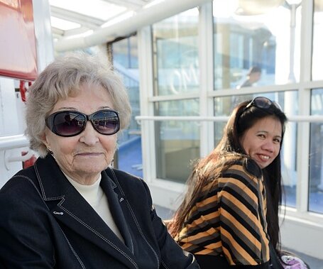 _DSC0049 Mum and Emie on board Sllja Symphony on a cruise from Stockholm to Helsinki.