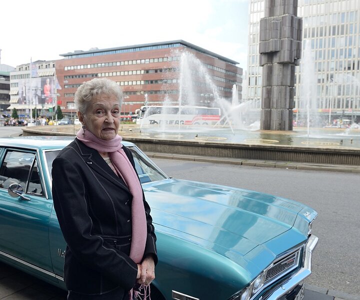 _DSC0059 Mum at Sergels Torg.